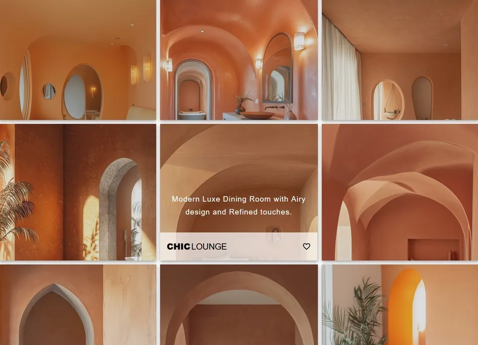 Light Overlay Grid gallery demo