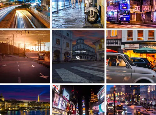 Free Grid gallery demo