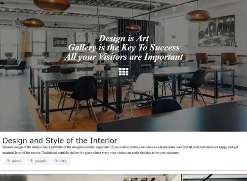 Blog-style Polaroid gallery demo