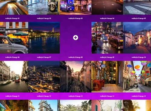 Wall PRO 8 gallery demo